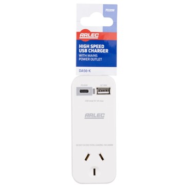 Arlec Quick Charge Adapter with USB Ports