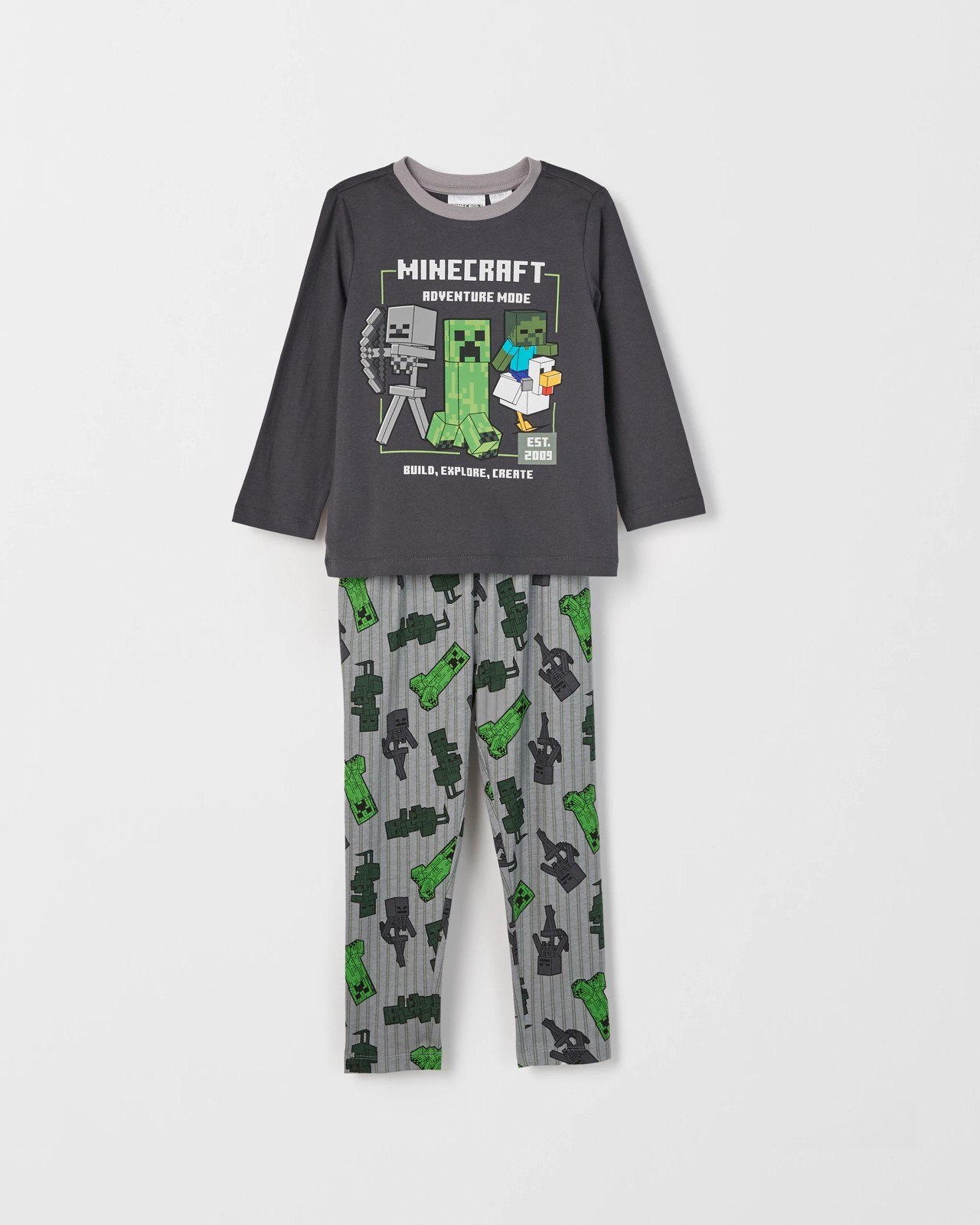 Minecraft Australian Cotton 2 Pack Younger Boys Knit Pyjama Set 2 of 5