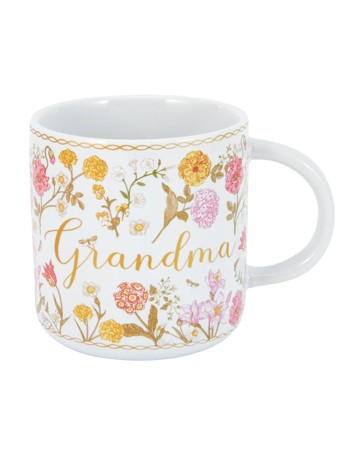 Anko Floral Grandma Mug