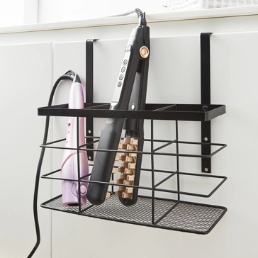 Hot Tool Cabinet Caddy, Black - Anko