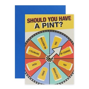 Connections from Hallmark Birthday Card - Have A Pint!