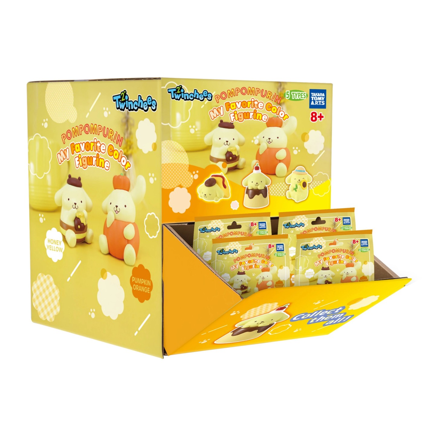 Twinchees Pompompurin My Favorite Colour Figurine - Assorted 3 of 3