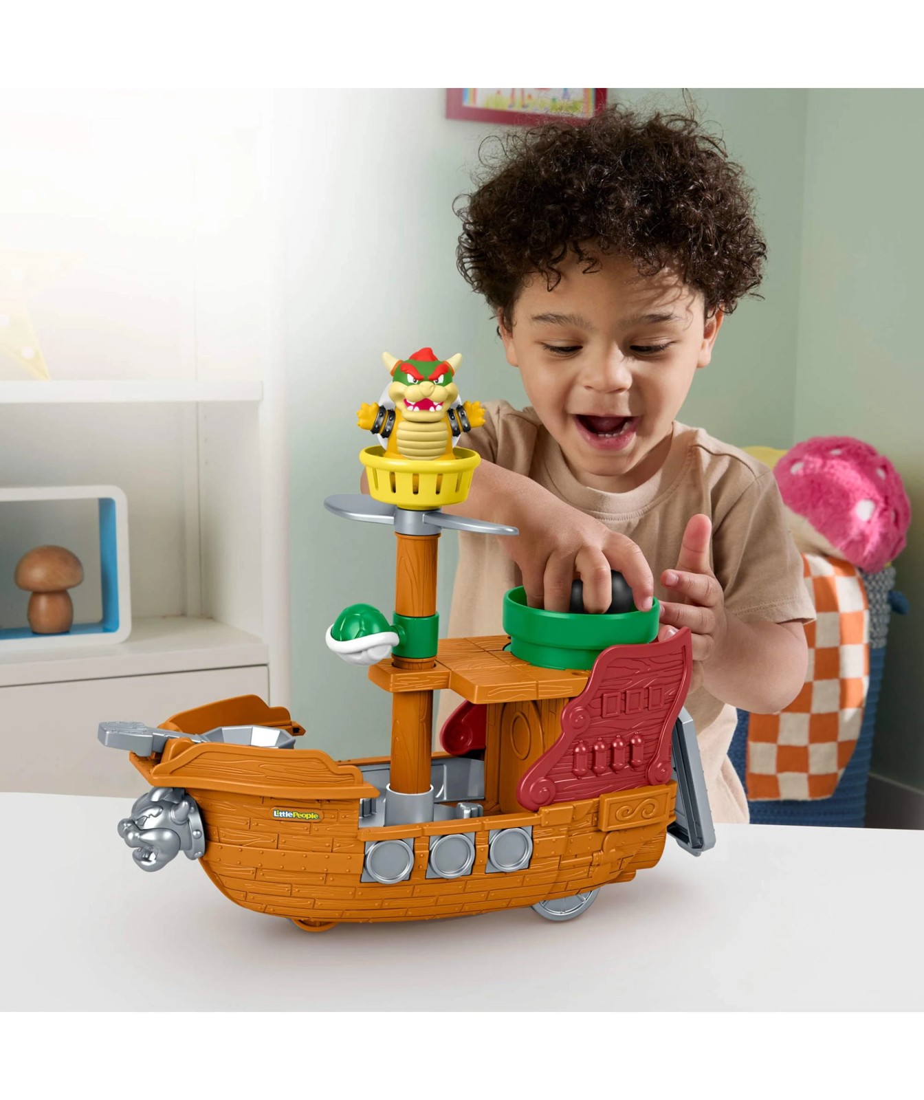 Fisher-Price Little People My Mario Bowser's Airship & Figure Set   6 of 6