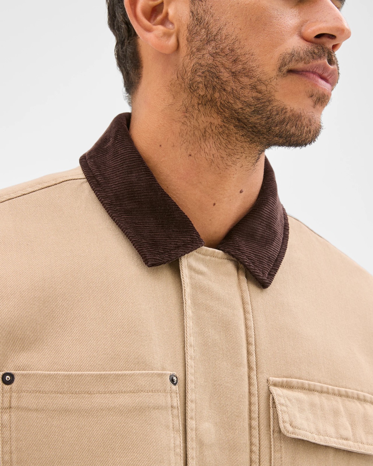 Field Long Sleeve Jacket - Stone 5 of 6