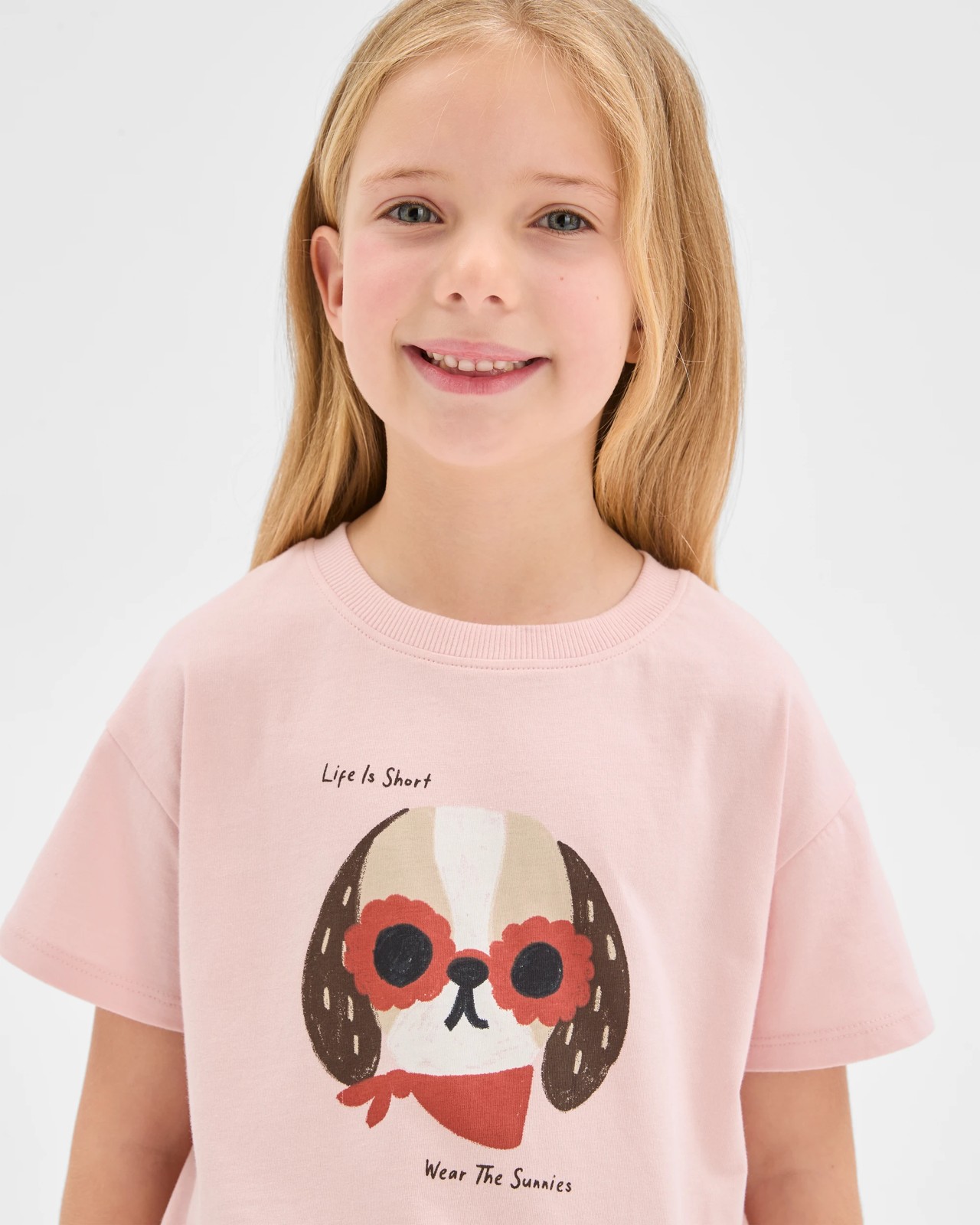 Australian Cotton Oversized T-Shirt - Pink Dog 2 of 6