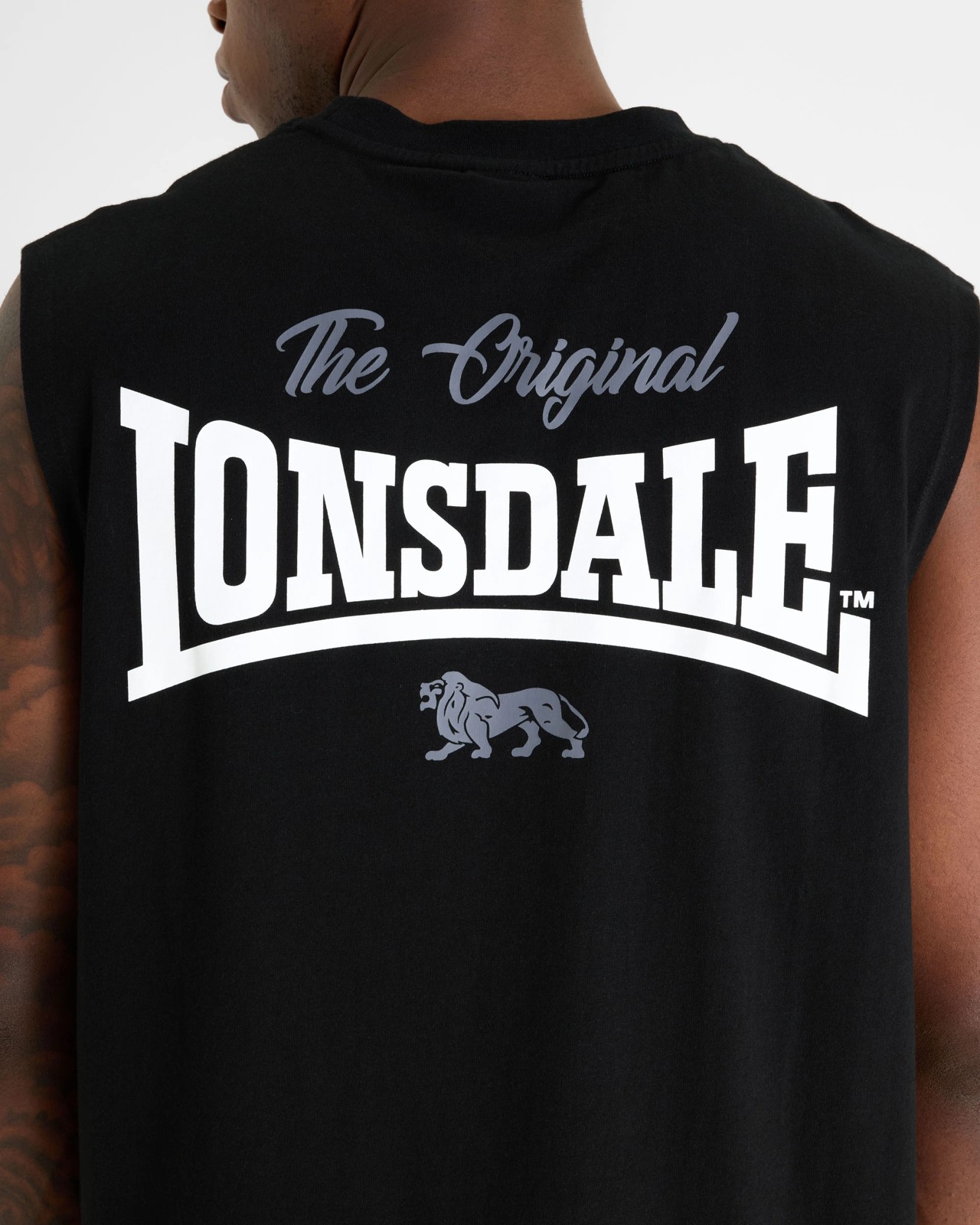 Lonsdale London Muscle Tank Top - Black 4 of 6