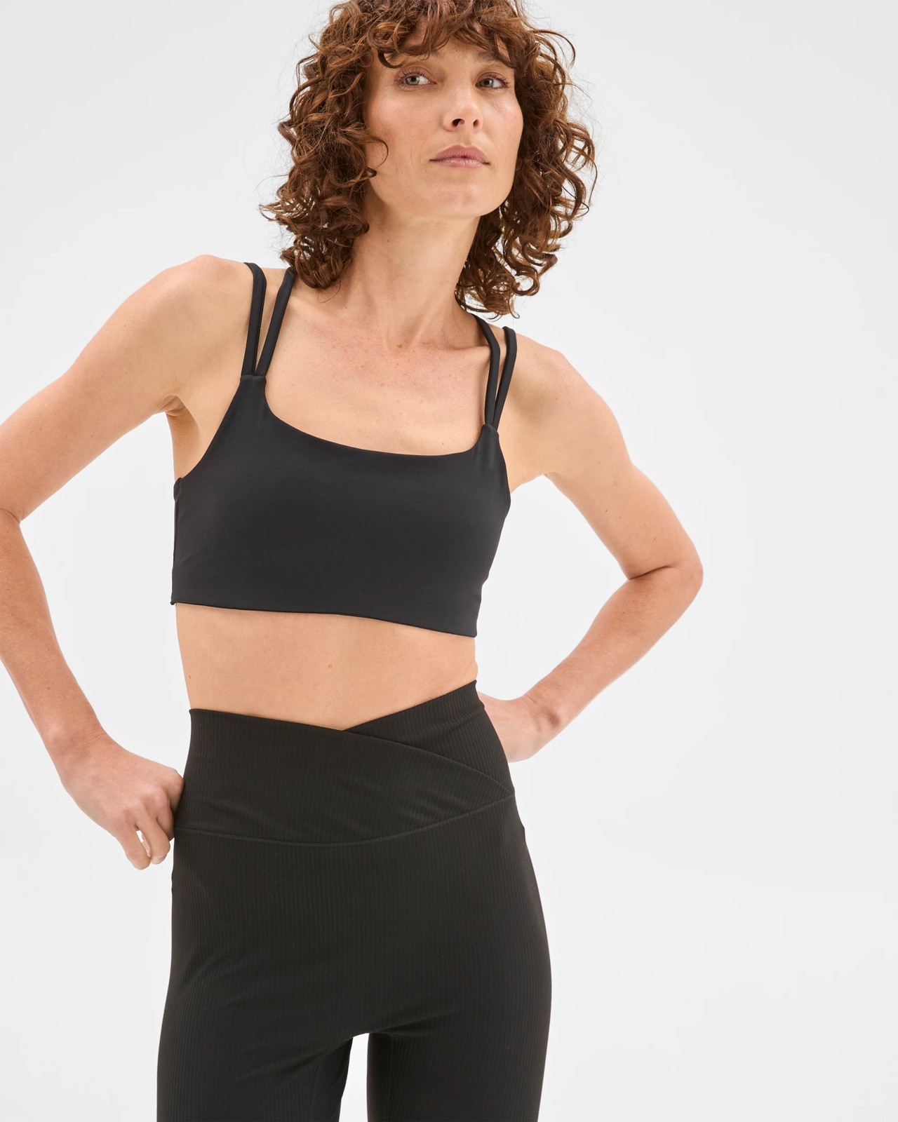 Active Studio Soft Rib Wrap 7/8 Length Tights 4 of 5