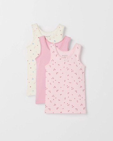 Maxx Bamboo 3 Pack Girls Vests