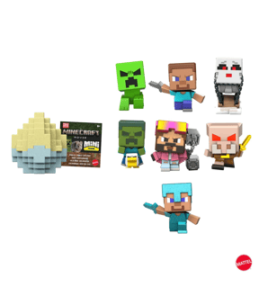 Mattel Minecraft Mini Mode Spawn Egg Figures - Assorted
