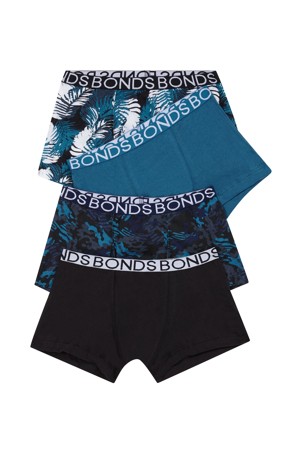 Bonds Boys Trunks 4 Pack