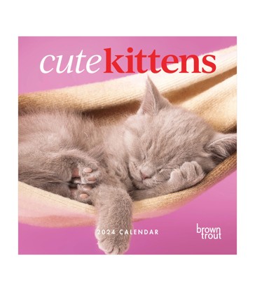 Cute Kittens 2024 Square Calendar