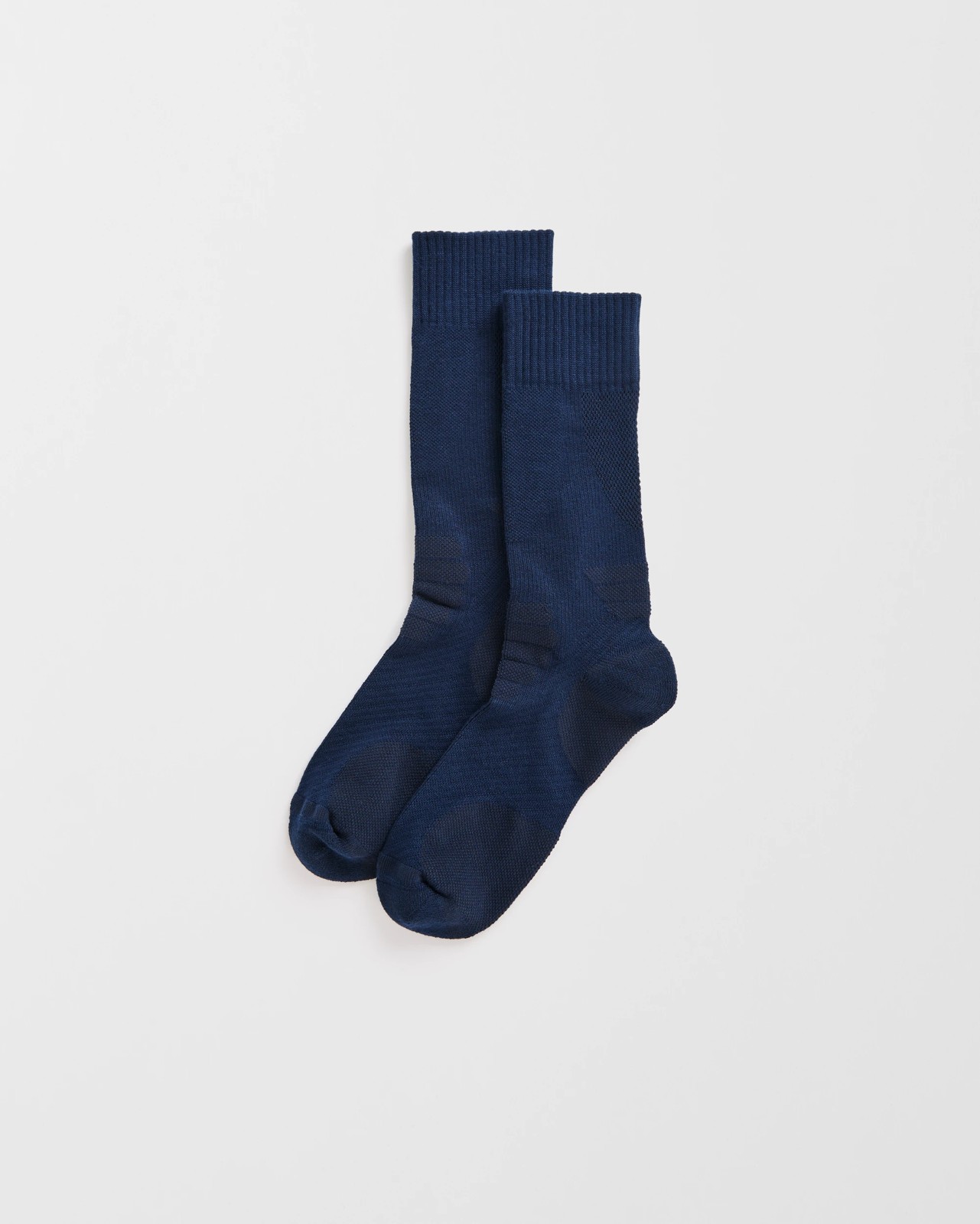 Graphite Bamboo Rich 2 Pack Performance Work Crew Socks - Navy 2 of 3
