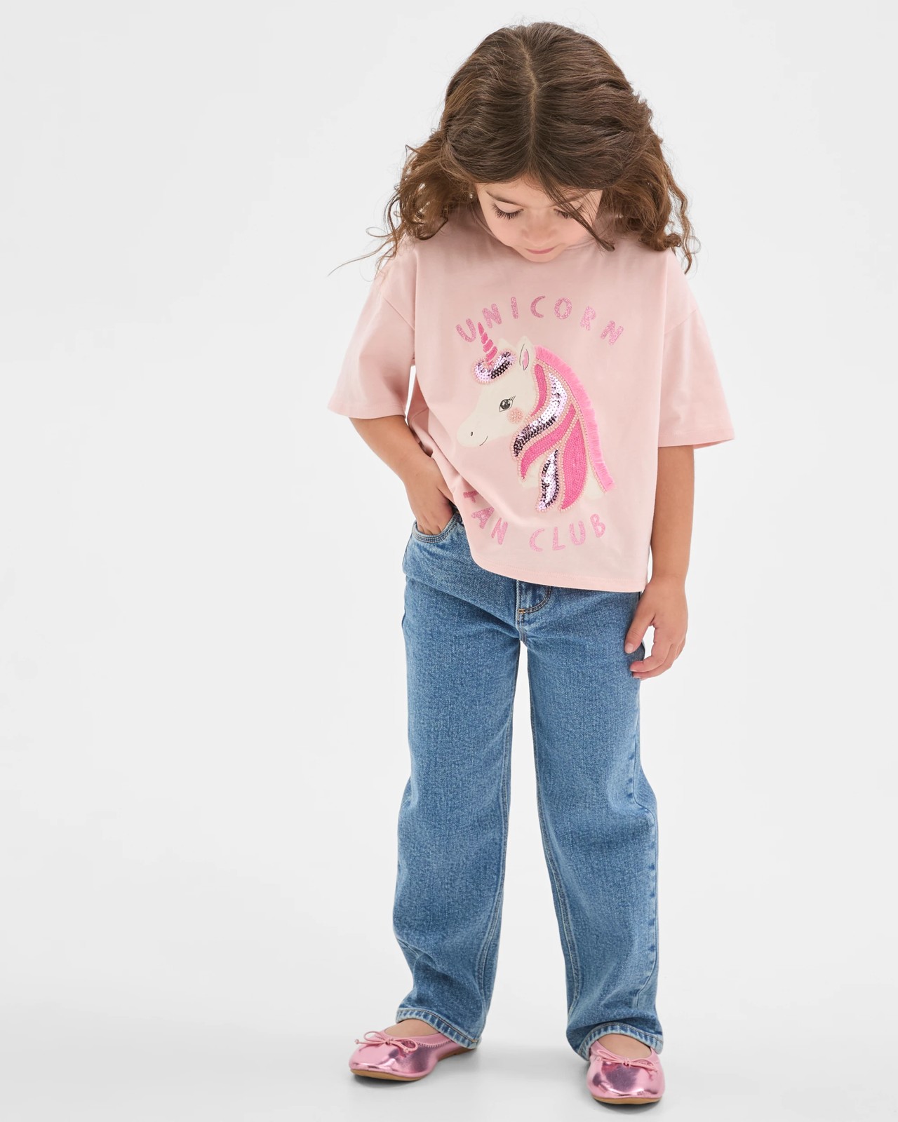 Australian Cotton Occasion T-Shirt - Unicorn Pink 2 of 6
