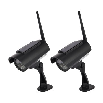 2 Pack Solar Dummy Cameras - Anko