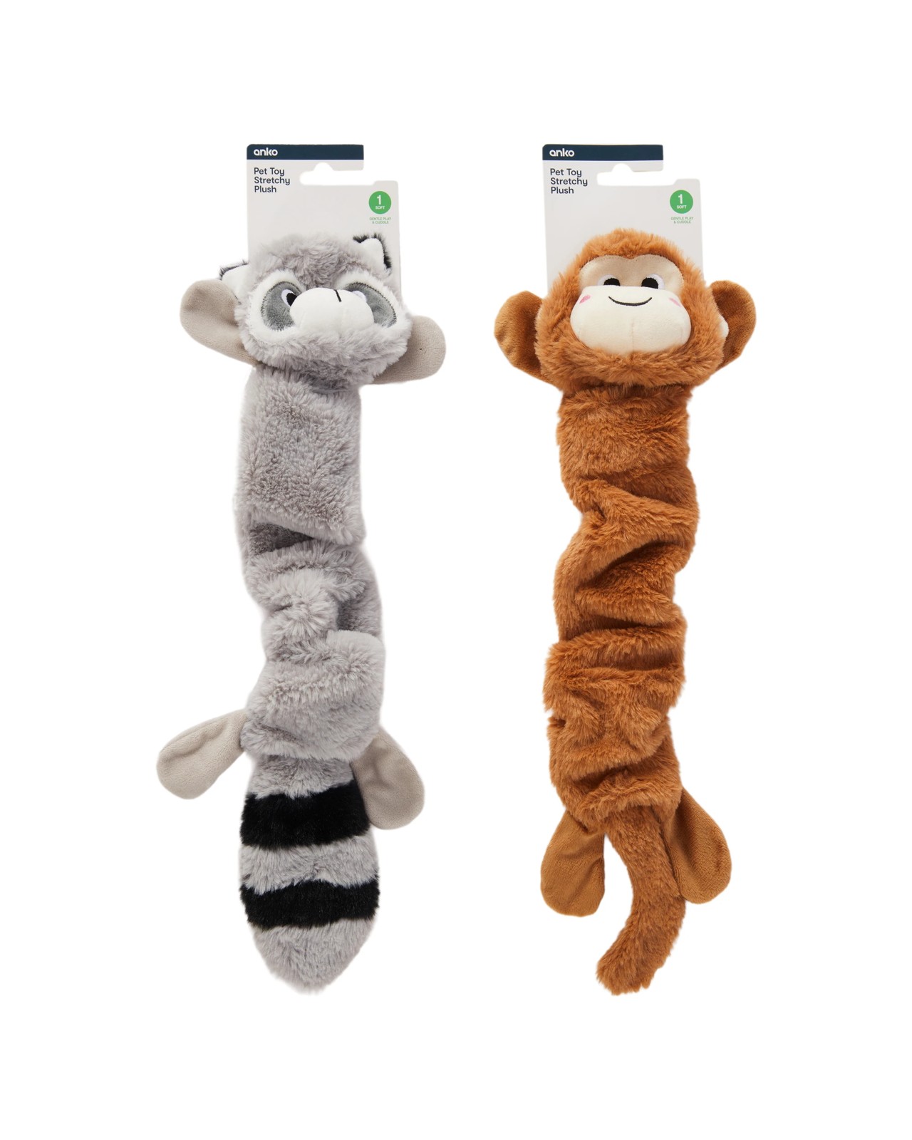 Anko Pet Toy Stretchy Plush - Assorted 4 of 4