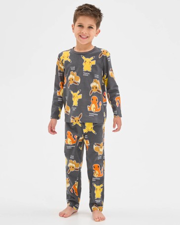 Pokemon Younger Boys Top & Pants Knit Pyjama Set