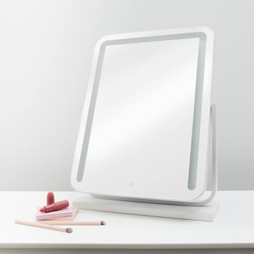 LED Mirror, White - Anko