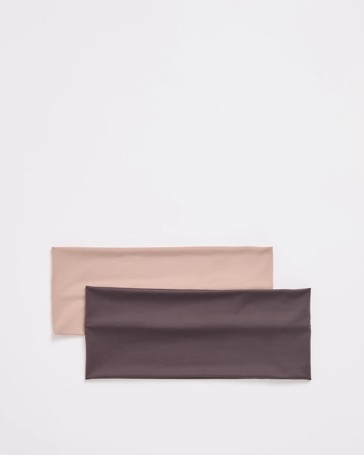 2 Pack Active Stretch Headbands