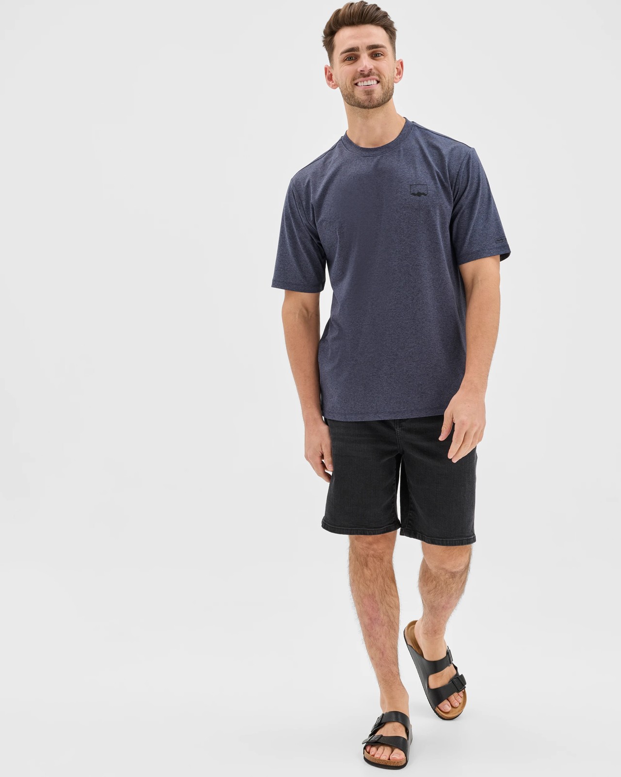 Short Sleeve Surf Swim T-Shirt - Navy 2 of 5