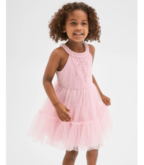 Sleeveless Halter Neck Tulle Occasion Dress