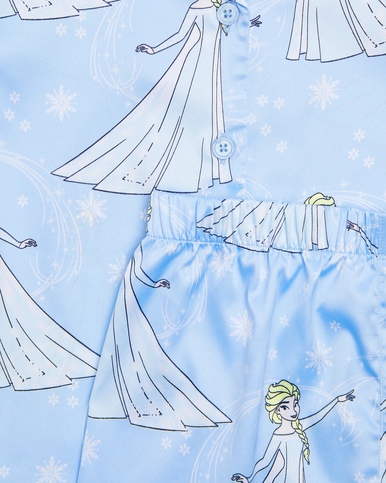 Disney Frozen Satin Pyjama Set Target Australia