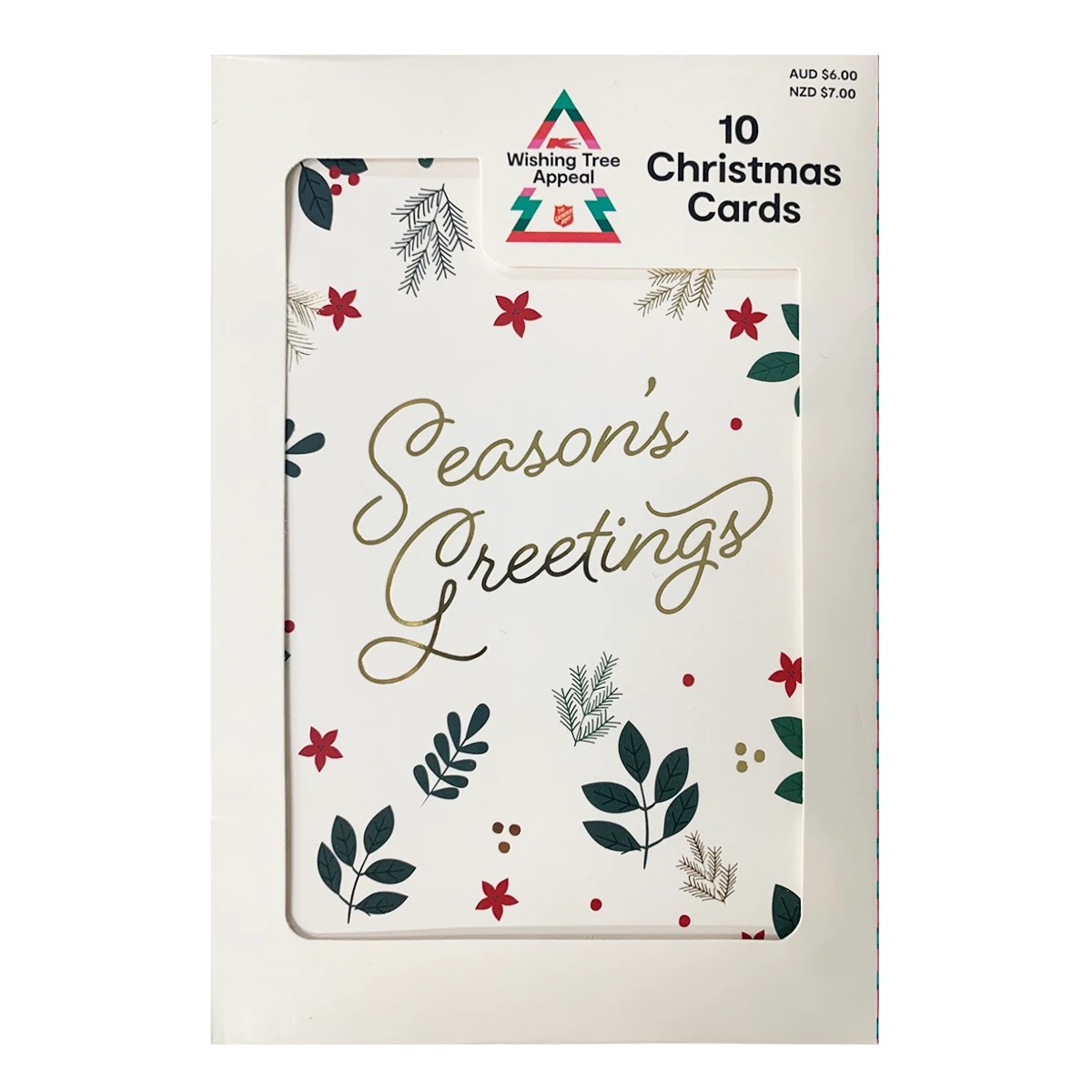 Wishing Tree 10 Pack Christmas Cards - Assorted 6 of 6