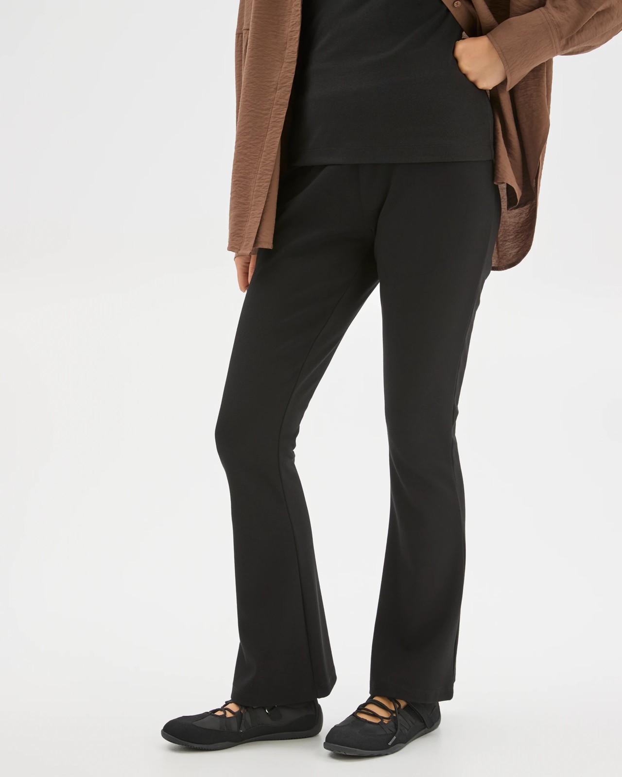 Jersey Twill Kick Flare Leggings 4 of 6