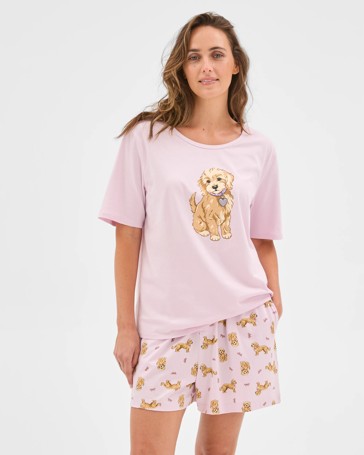 Australian Cotton Jersey Boxer Sleep Shorts