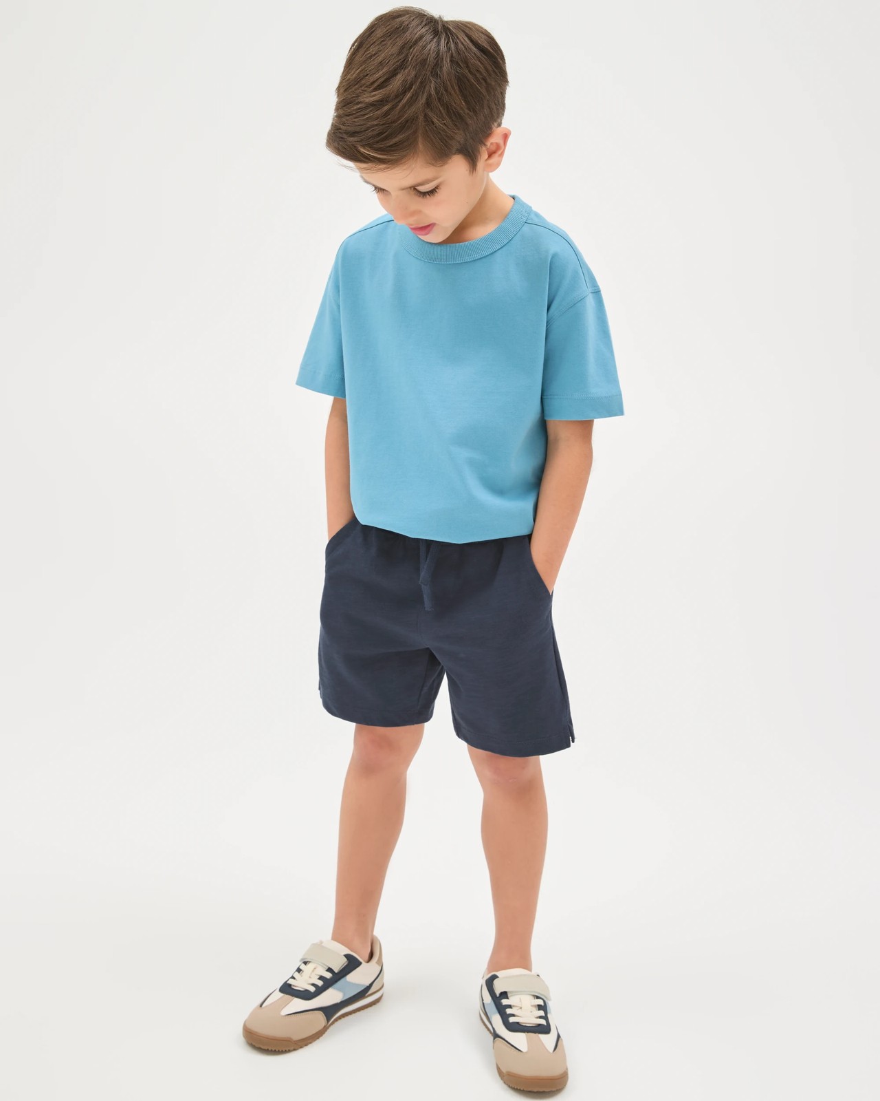 Australian Cotton Sweat Shorts - Navy 2 of 6