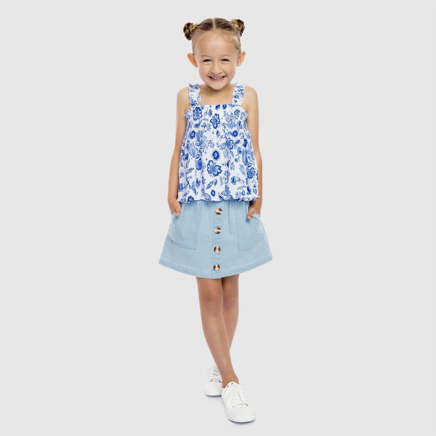 Piping Hot Chambray Skirt 5 of 6