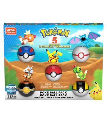 Mega Construx Pokemon Poke Ball Bundle