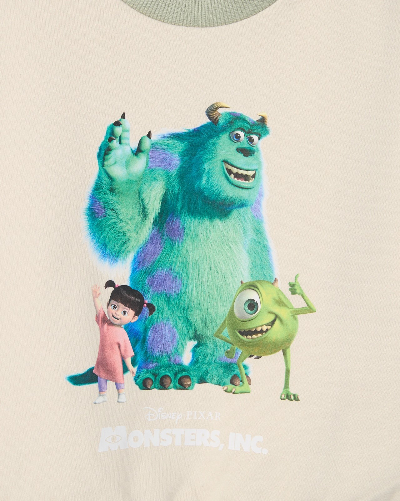 Disney Pixar Monster Inc. Organic Cotton Fleece Jumper 4 of 4