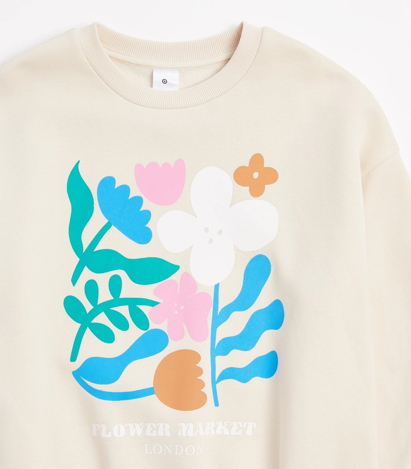 Print Jumper - Cream Floral | Target Australia