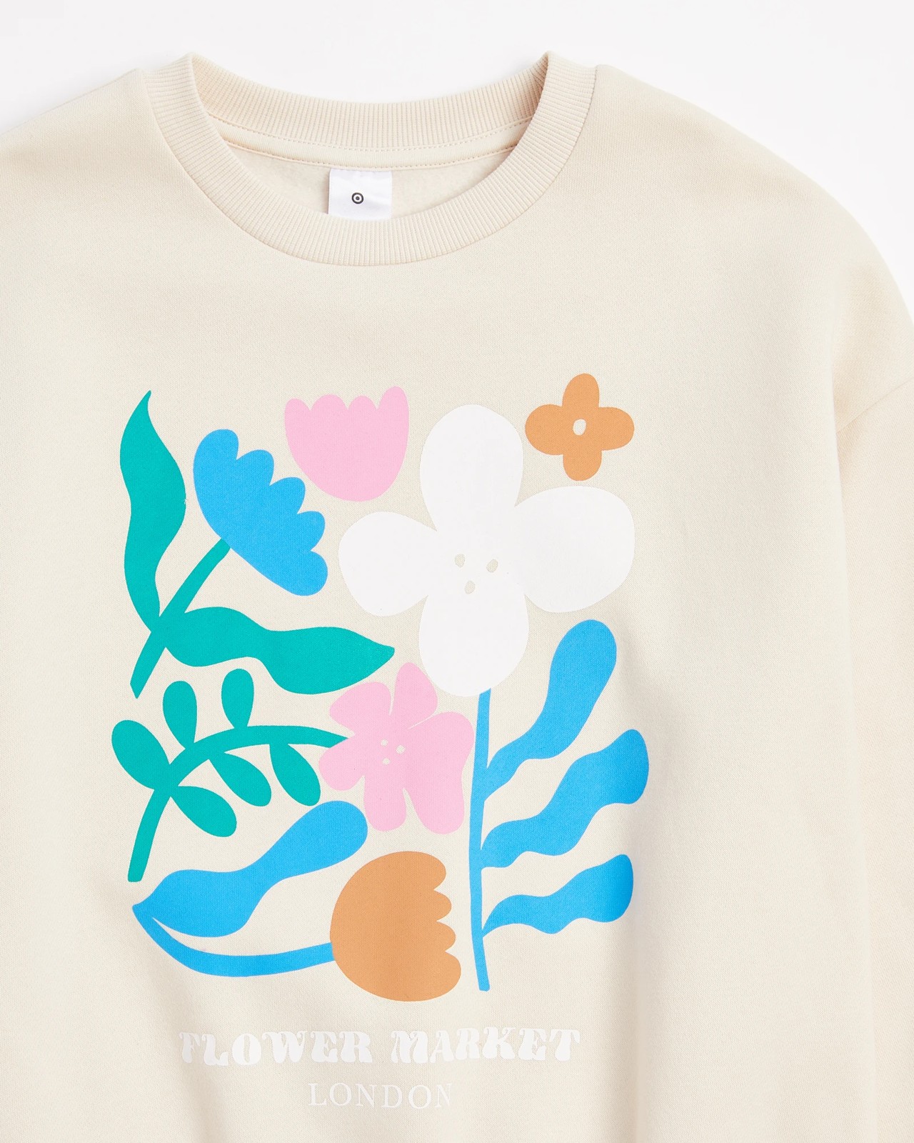 Print Jumper - Cream Floral | Target Australia