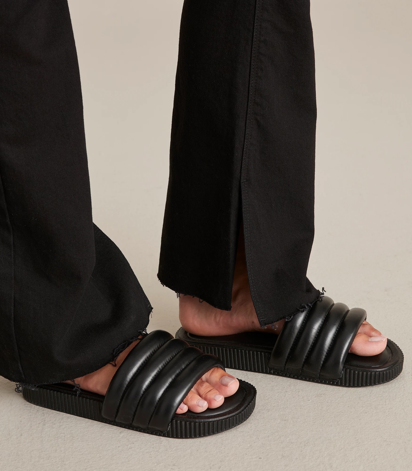 Lily Loves High Rise Split Hem Flare Denim Jeans 4 of 6