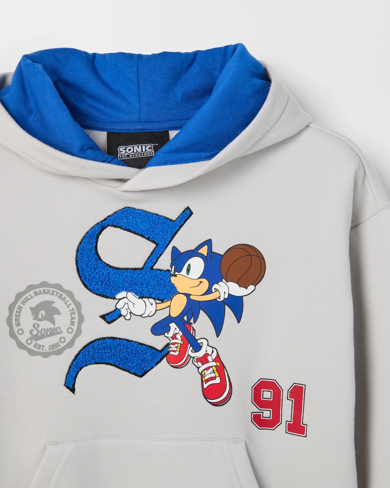 Sonic The Hedgehog Australian Cotton Blend Oversized Hoodie 6 of 6