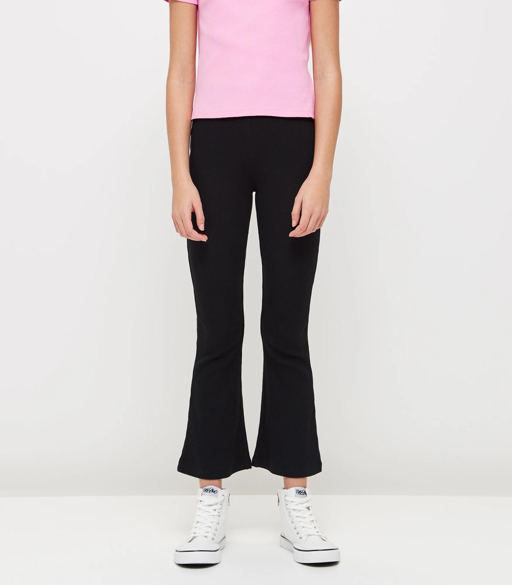 Girls Flare Leggings Black : Target