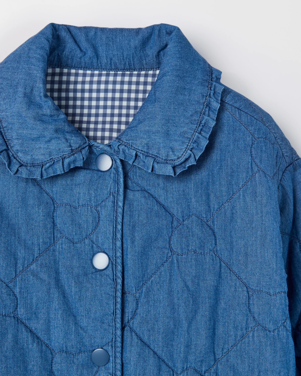 Reversible Quilted Chambray Jacket 4 of 5