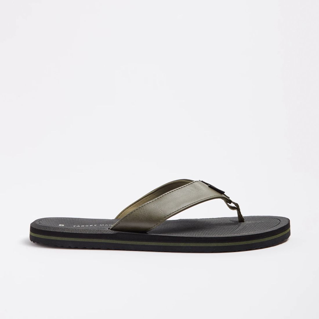 Mens Active Thongs Khaki Target Australia