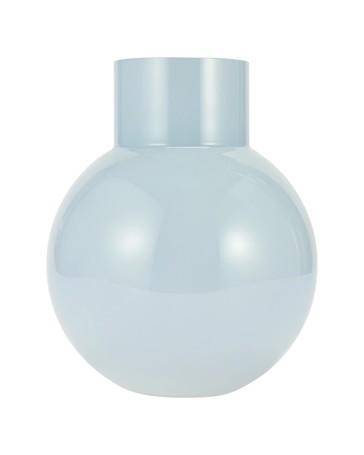 Anko Blue Tiered Rounded Glass Vase