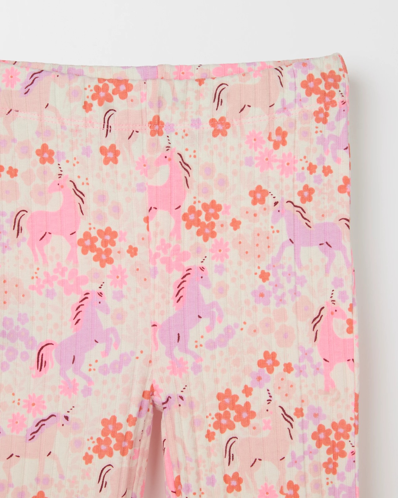Rib Flare Leggings - Multi Unicorn 2 of 2