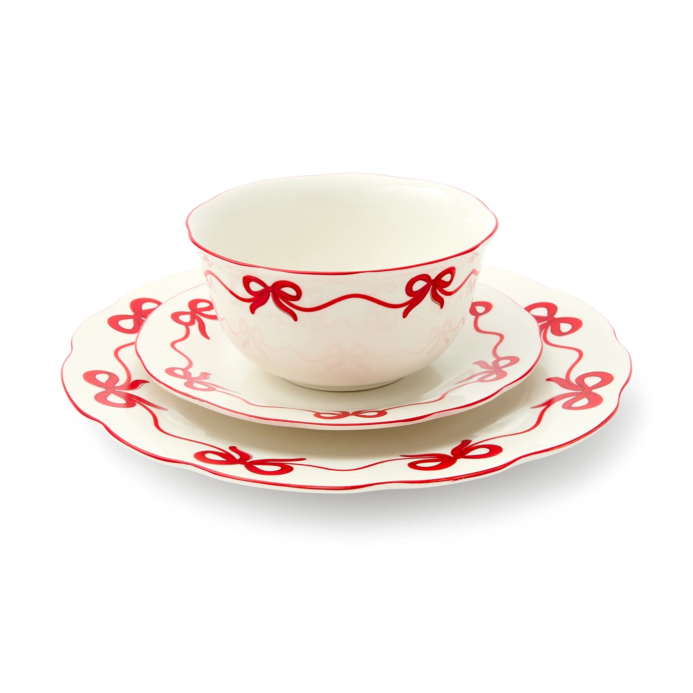 Anko 12 Piece Bow Dinner Set 2 of 6