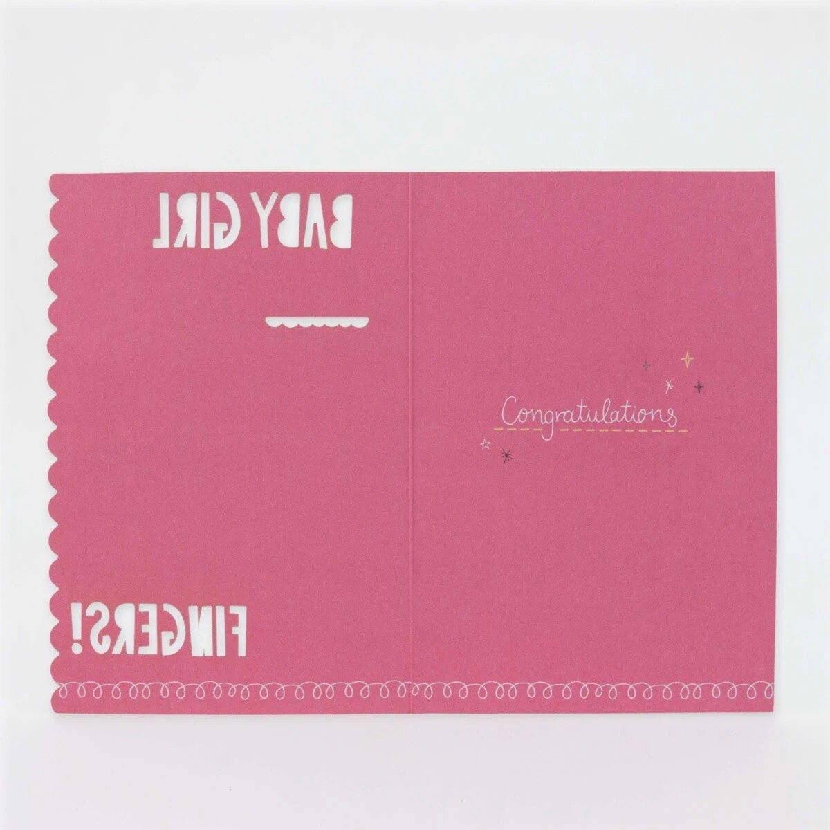 Connections from Hallmark Baby Girl Congratulations Card - Too Sweet 2 of 3