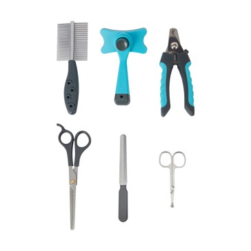 Pet Grooming Kit, 6 Piece - Anko