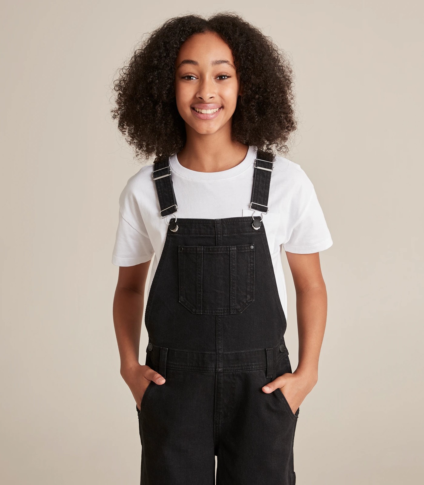 Denim hot sale overalls girl