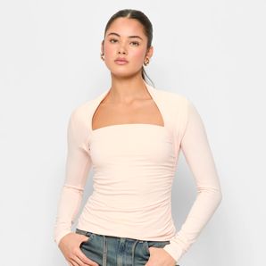 Australian Cotton Double Layer Long Sleeve Top - Lily Loves product image