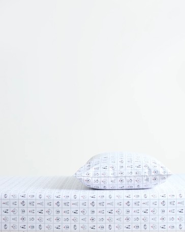 Australian Cotton Spike Dogs Kids Fitted Sheet