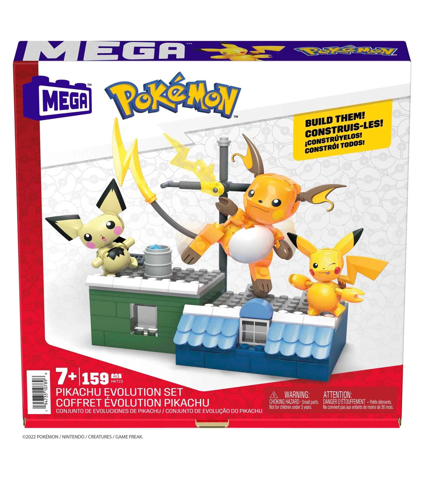 Mega Construx Pokémon - Evoluções do Pikachu