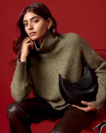 Turtle Neck Pullover Jumper - Lily Loves