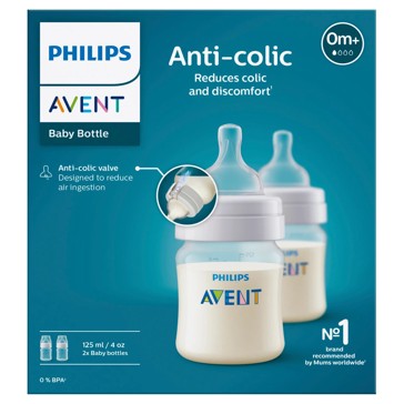 Philips Avent Anti Colic Bottles 125mL 2 Pack